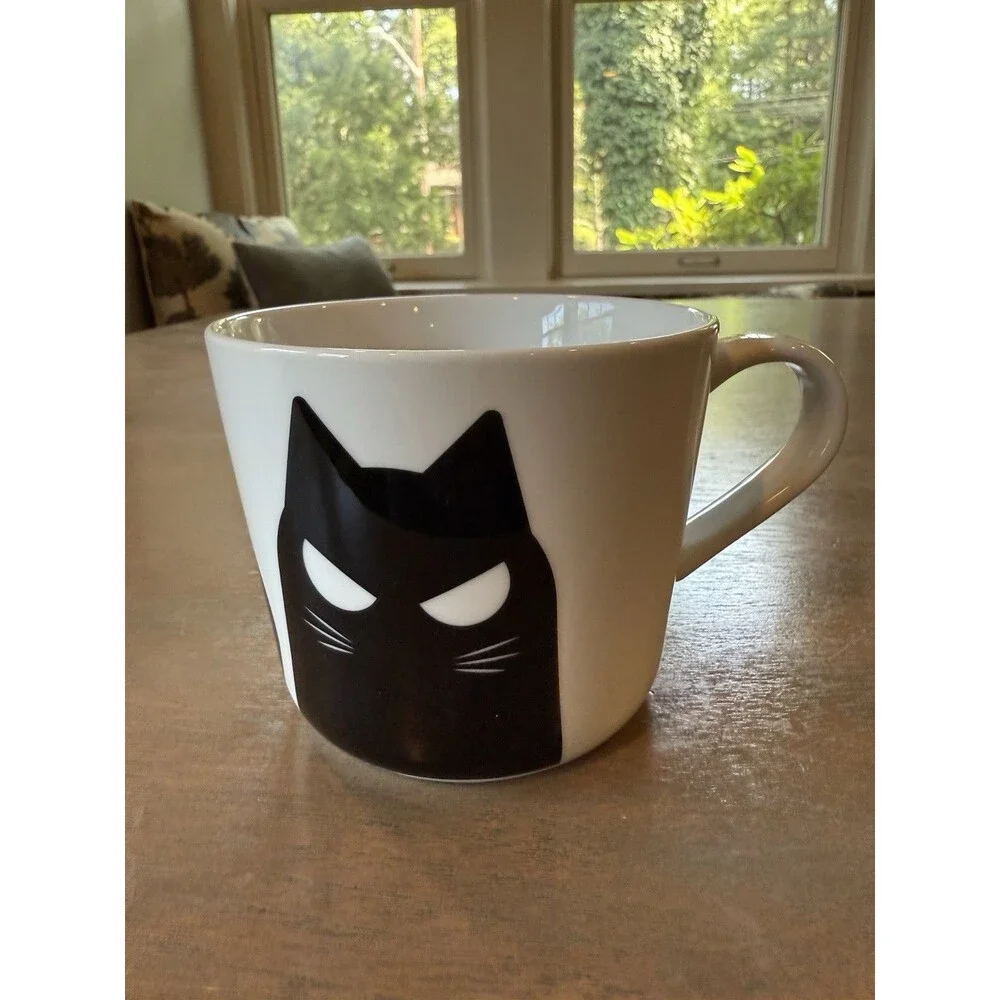 IKEA Mug Cats Kustfyr NEW 2025 White Black Cat 4